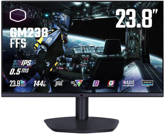 CoolerMaster GM238-FFS IPS HDR Monitor 23.8" FHD 1920x1080 144Hz