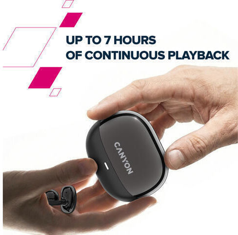 Canyon OnFlow 14 Open Ear Bluetooth Handsfree Headphones with Charging Case Black दृश्य 5