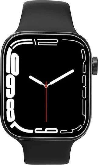 Kumi KU2 Max Smartwatch with Heart Rate Monitor (Black) view 2