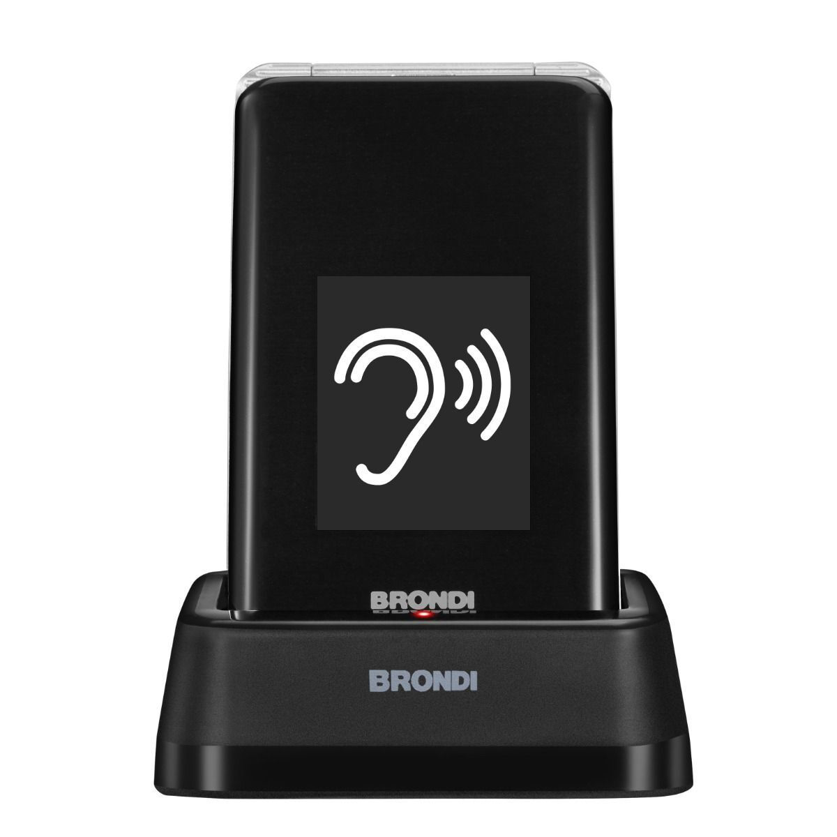 Brondi Amico Super TV Dual SIM Mobile with Large Buttons Gray view 5