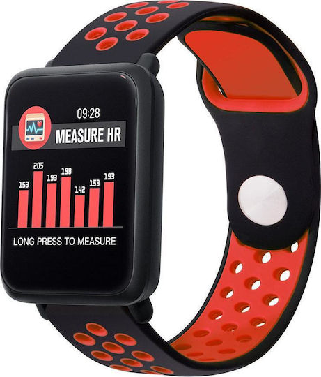 Colmi M28 42mm Smartwatch with Heart Rate Monitor (Red)