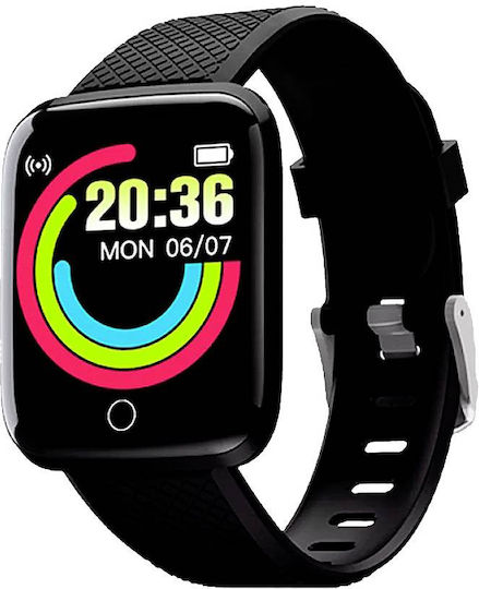 Denver SW-154 Waterproof Smartwatch with Heart Rate Monitor (Black)