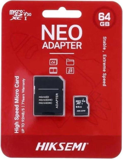 Hiksemi microSDXC 64GB Class 10 UHS-I with Adapter view 4