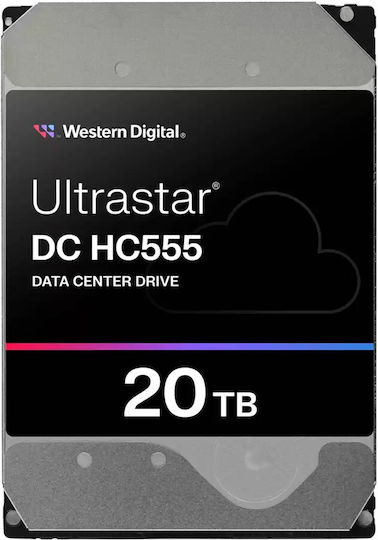 Western Digital Ultrastar HC555 20TB HDD Hard Drive 3.5" SAS 3.0 7200rpm with 512MB Cache for NAS / Server 0B47749
