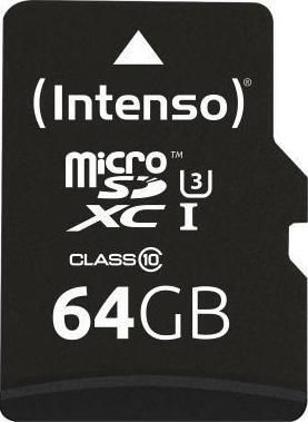 Intenso Professional microSDXC 128GB U3 UHS-I 90MB/s With Adapter view 2