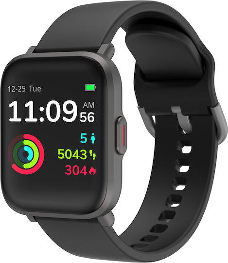 Sponge Watch 1 with Heart Rate Monitor (Black)