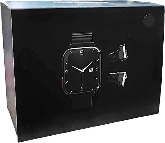 Earbuds Smartwatch (Black) view 7