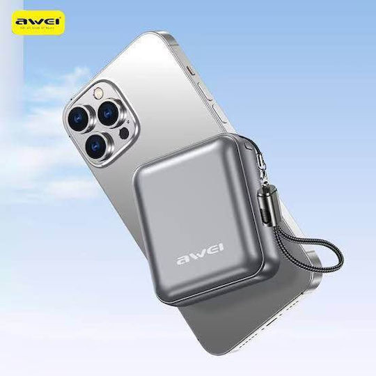 Awei PA-5 Power Bank 10000mAh 22.5W Gray view 3