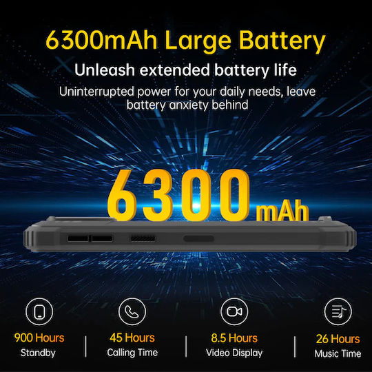 Oukitel WP32 Dual SIM (4GB/128GB) Resistant Smartphone Black view 2
