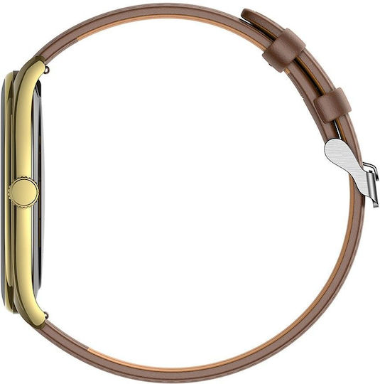 Hoco Y22 Call Version Smartwatch (Gold) view 2