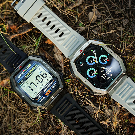 NO.1 Dt108 Smartwatch with Heart Rate Monitor (Black) vue 8