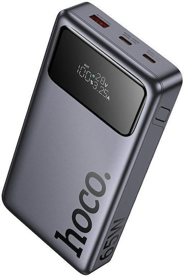Hoco Q40 Leader Power Bank 25000mAh 65W with USB-A Port and 2 USB-C Ports Power Delivery / Quick Charge 2.0 / Quick Charge 3.0 Gray