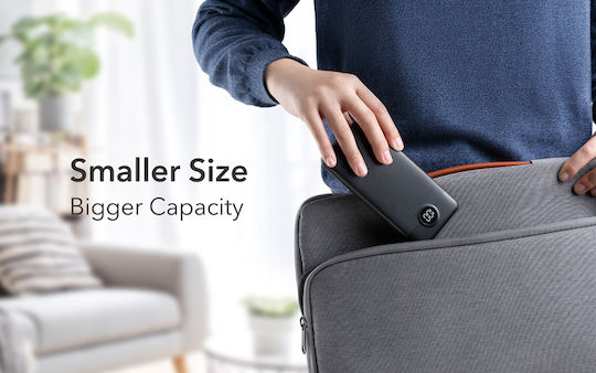 Veger L10S Power Bank 10000mAh 20W with 2 USB-A Ports and USB-C Port Power Delivery / Quick Charge 3.0 Black view 6