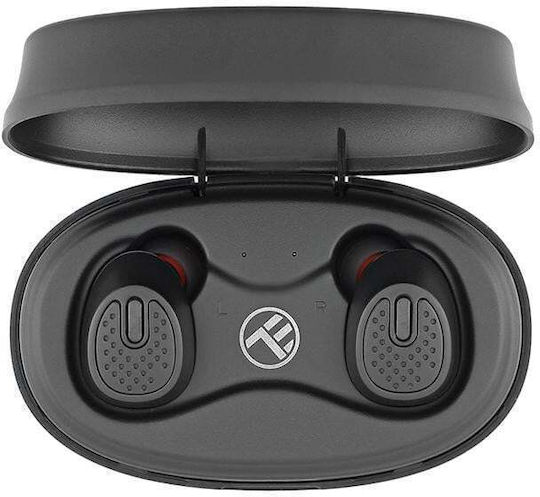 Tellur Mood In-ear Bluetooth Handsfree Earphones with Charging Case Black view 5
