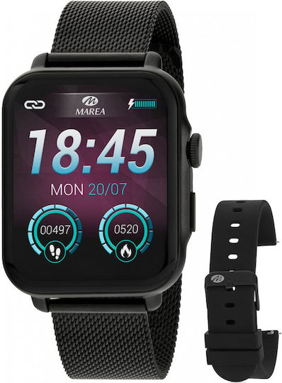 Marea B63002/1 Smartwatch with Heart Rate Monitor (Black) view 1