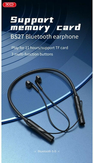 XO BS27 Earbud Bluetooth Handsfree Earphones Black view 6