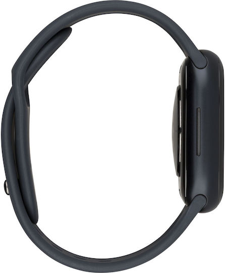 Apple Watch Series 8 Cellular Aluminium 45mm Waterproof with eSIM and Heart Rate Monitor (Midnight with Midnight Sport Band) view 5