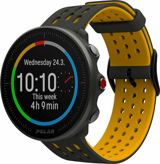 Polar Vantage M2 Aluminium 46mm Waterproof Smartwatch with Heart Rate Monitor (Gray) view 2