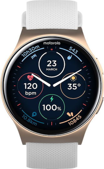 Motorola Moto Watch 120 Aluminium 50mm with Heart Rate Monitor (Rose Gold) view 7