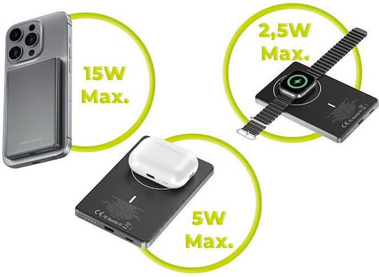 Mobile Origin PB4 Power Bank 5000mAh Gray view 5