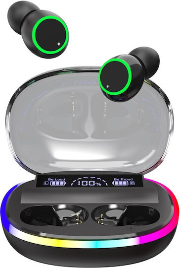 2GO Acoustic Ring In-ear Bluetooth Handsfree Earphones with Charging Case Black view 1