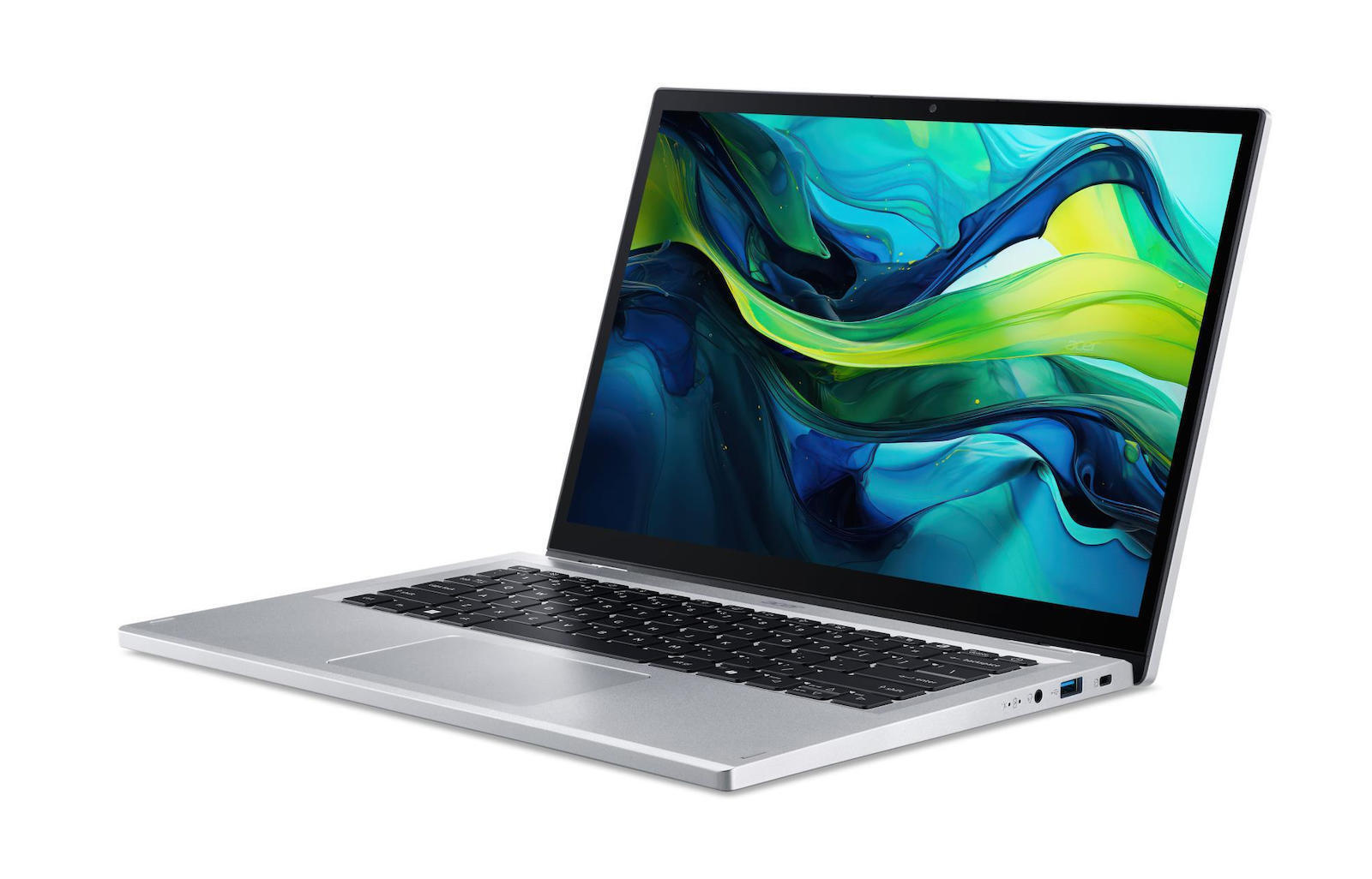 Acer Aspire Go Spin 14 Agsp14-31Pt -338B 14" IPS FHD+ Touchscreen (Core 3-N355/16GB/512GB SSD/W11 Home) Pure Silver (International English Keyboard) view 3