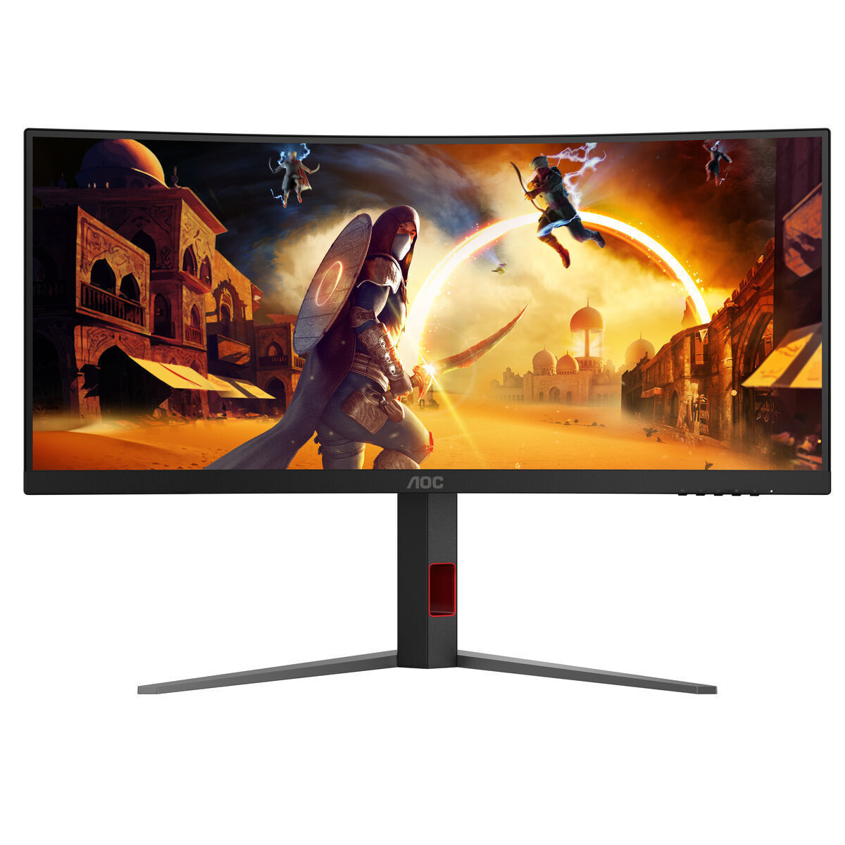 AOC CU34G4 Ultrawide VA HDR Curved Monitor 34" QHD 3440x1440 180Hz with Response Time 1ms GTG