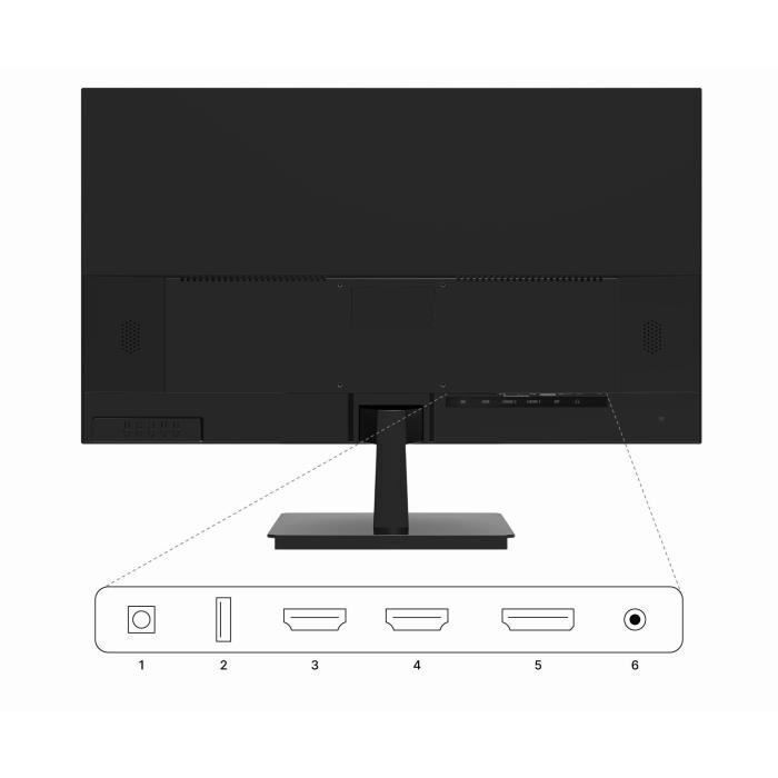 Japannext IPS Monitor 28" 4K 3840x2160 with Response Time 5ms GTG vue 6