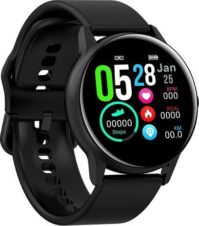 DT88 Smartwatch with Heart Rate Monitor (Black) view 3