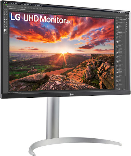 LG 27UP85NP-W IPS HDR Monitor 27" 4K 3840x2160 with Response Time 5ms GTG view 3