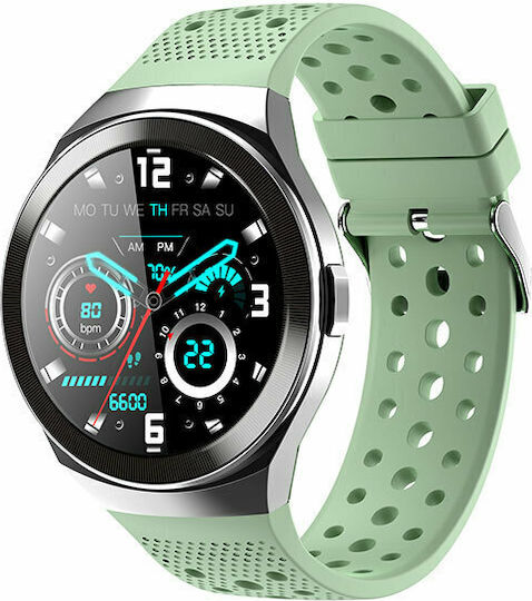 Egoboo SN90 Smartwatch with Heart Rate Monitor (Mint)