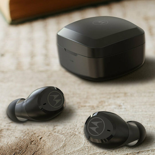 Motorola Vervebuds 100 Bluetooth Handsfree Earphones with Sweat Resistance and Charging Case Black view 4