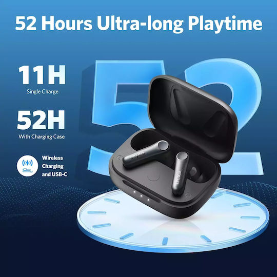 Earfun Air Pro 4 In-ear Bluetooth Handsfree Earphones with Sweat Resistance and Charging Case Black view 7