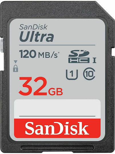 Sandisk Ultra SDHC 32GB Class 10 U1 UHS-I