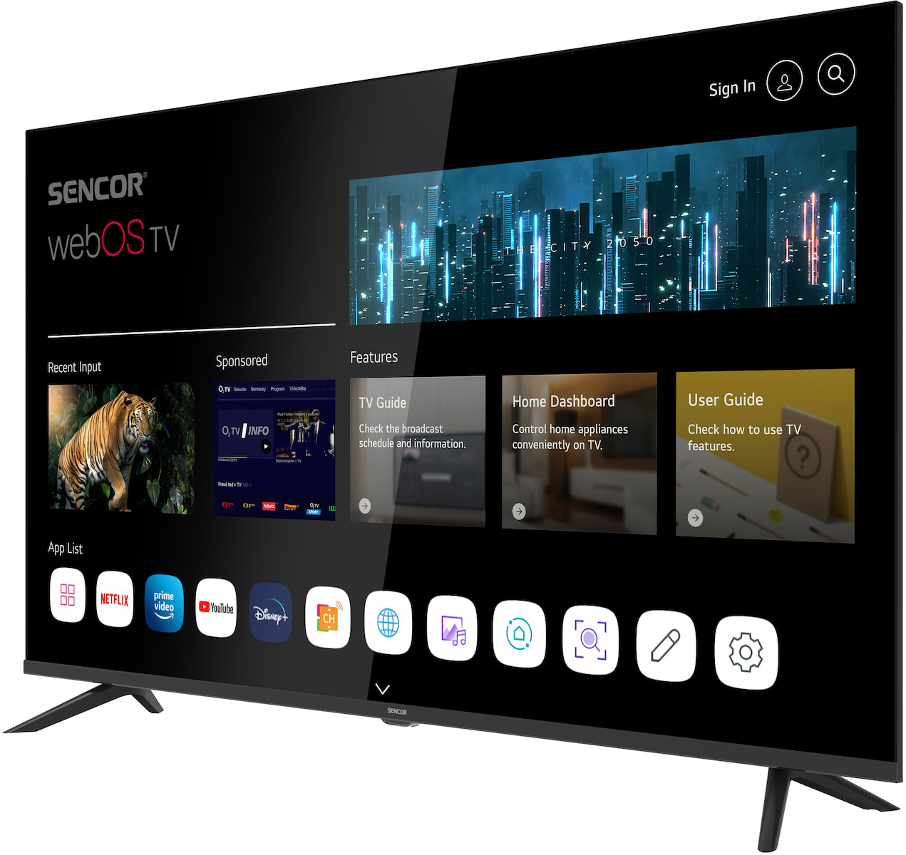 Sencor Smart Television 40" Full HD LED SLE 40FS810B (2025) view 2
