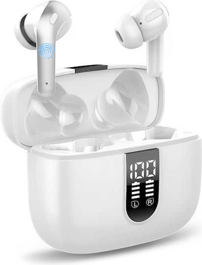 In-ear Bluetooth Handsfree Earphones with Sweat Resistance and Charging Case White view 7