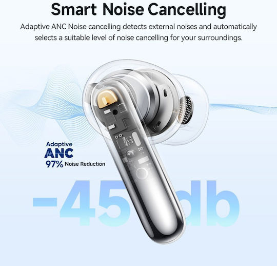 QCY Melobuds N50 Bluetooth Handsfree Earphones with Sweat Resistance and Charging Case Purple view 5