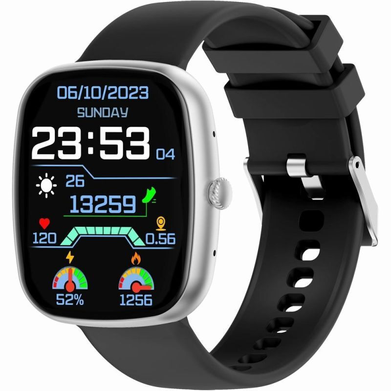 Gravity Gt18-4 Smartwatch Orange Black Strap προβολή 5