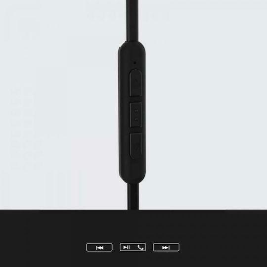 Remax RB-S18 In-ear Bluetooth Handsfree Earphones with Sweat Resistance Black vue 4