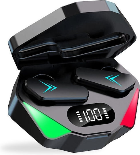 Media-Tech Assault TWS MT3606 In-ear Bluetooth Handsfree Earphones with Charging Case Black view 1