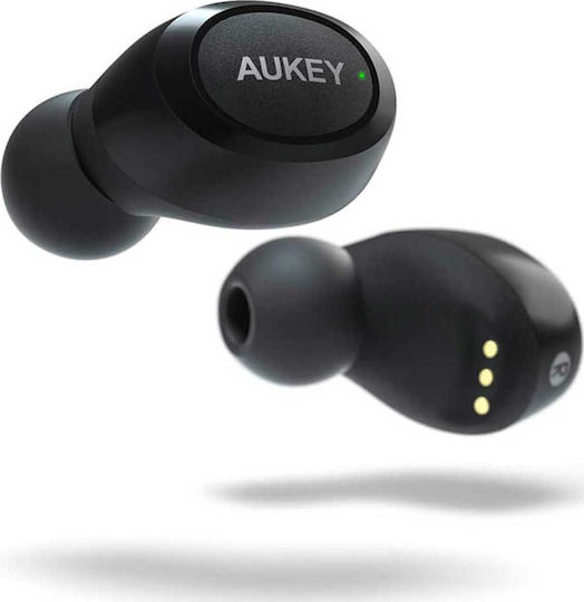 Aukey T16S In-ear Bluetooth Handsfree Earphones with Sweat Resistance and Charging Case Black view 2