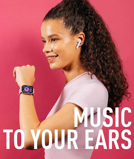 Reflex Active Series 17 with TWS Earbuds Smartwatch with Heart Rate Monitor (Pink) view 2