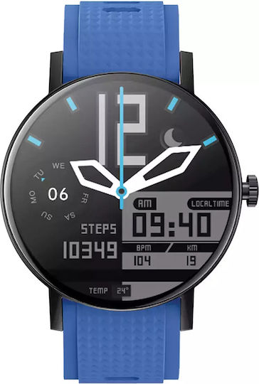 DAS.4 SU10 Smartwatch with Heart Rate Monitor (Blue) view 2