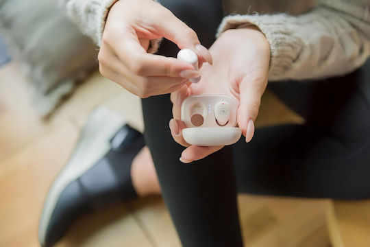 GoGEN CREW evo 2 In-ear Bluetooth Handsfree Earphones with Sweat Resistance and Charging Case Pink vue 5