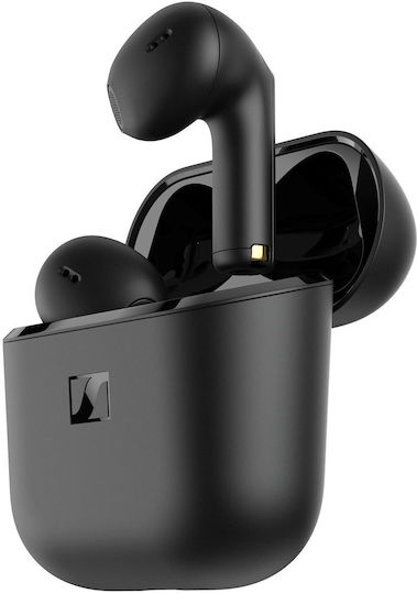 Sennheiser Accentum Earbud Bluetooth Handsfree Earphones with Sweat Resistance and Charging Case Black