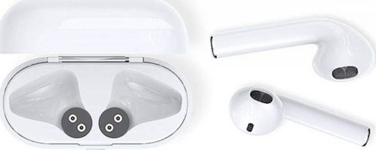 ObaStyle M9S In-ear Bluetooth Handsfree Earphones with Charging Case White view 3