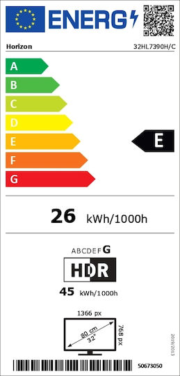 Horizon-Europe Smart Television 32" HD Ready LED 32HL7390H/C HDR (2023) Ansicht 6
