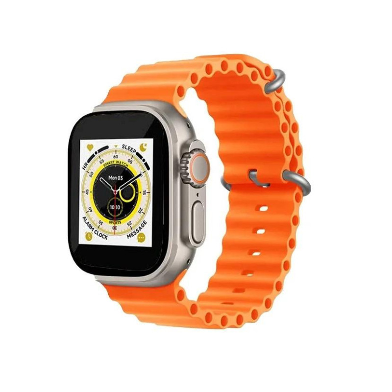 T20 UItra2 49mm Smartwatch with Heart Rate Monitor (Orange) view 1
