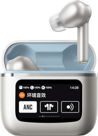 NewXOne In-ear Bluetooth Handsfree Earphones with Sweat Resistance and Charging Case White vue 4