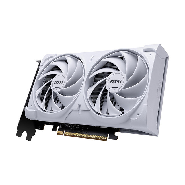 MSI GeForce RTX 5060 8GB GDDR7 Ventus 2X OC White Graphics Card V537-003R vue 6